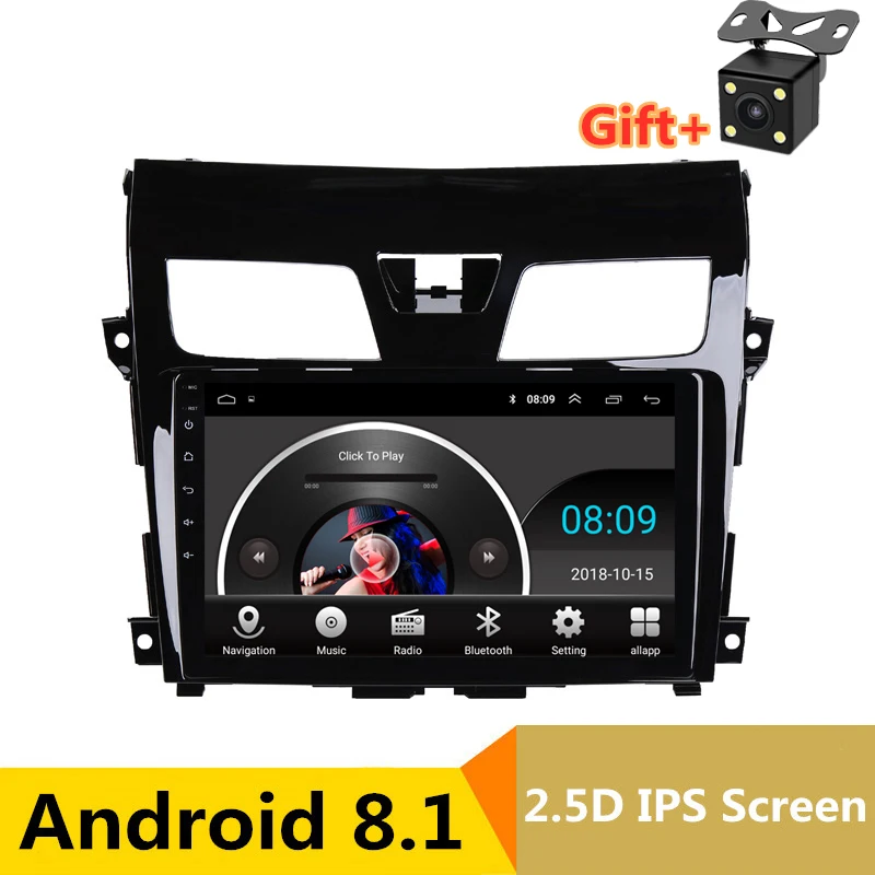 10 1 &quot2.5D IPS Android 8 автомобильный DVD видео плеер GPS для Nissan Altima Teana 2013 2014 2015 2017 аудио