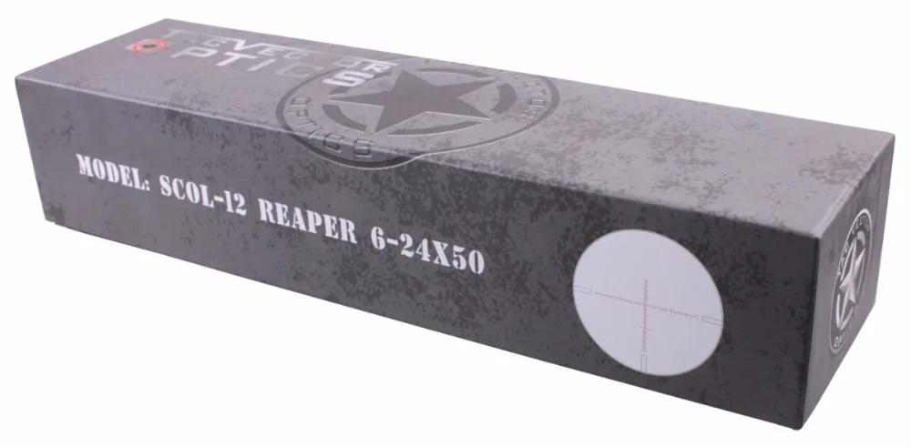 10 шт. векторная оптика Reaper 6 24x50 Охотничья винтовка с красной зеленой подсветкой