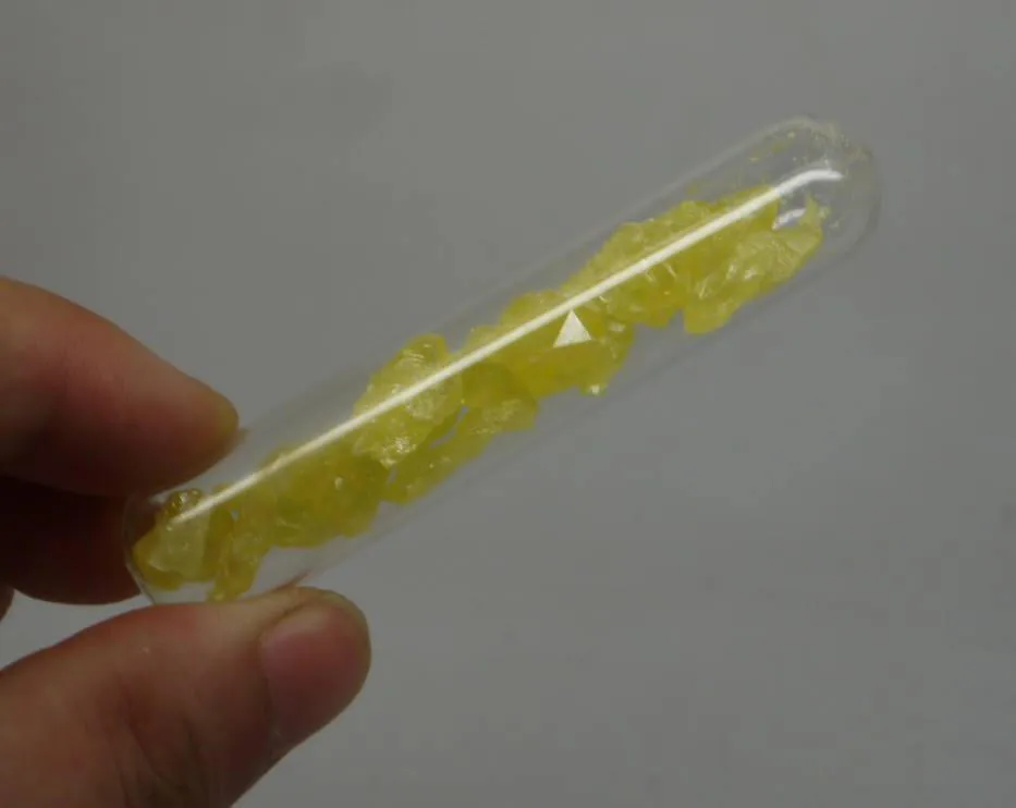 

5g High Purity 99.99 Rhombic Sulfur Sulphur Crystals S8 Sample in Glass Ampoule