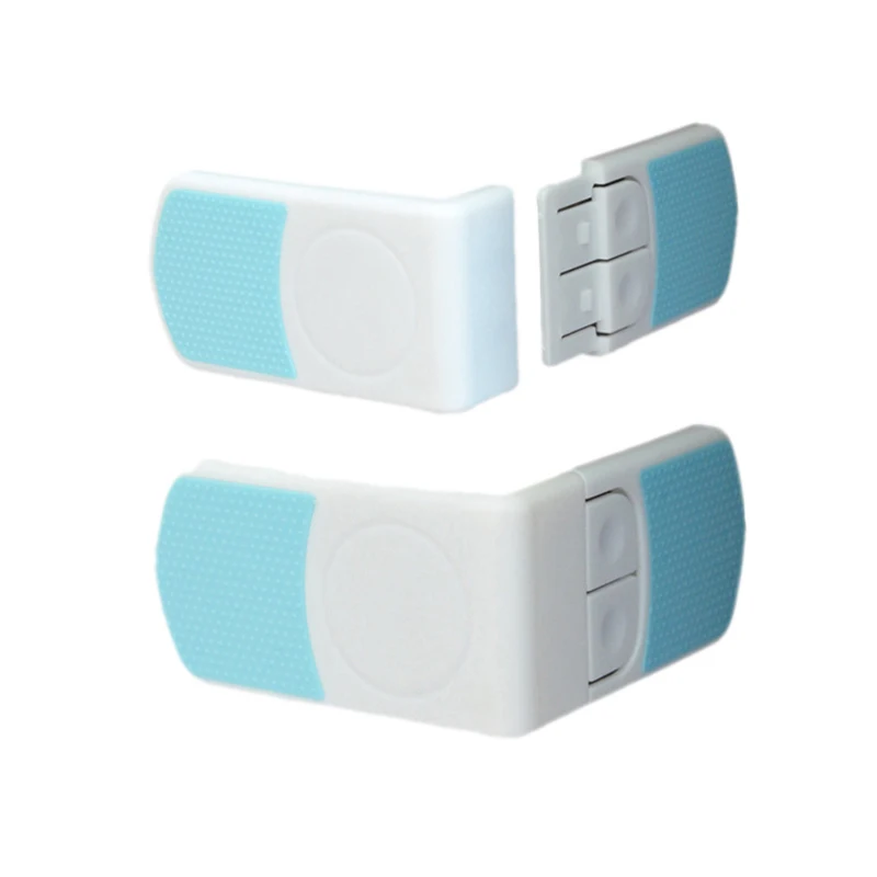 10 шт./лот замок для безопасности детей детские товары цветные двойные защелки под