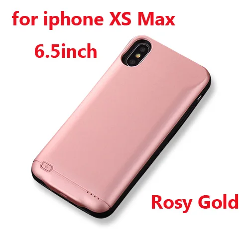 For iPhone XS Max Чехол для зарядного устройства для iPhone 6, 6s, 7, 8 Plus, 3000 мАч/4000 мАч/5000 мАч, зарядное устройство для iPhone X, XR, Xs, Max, чехол для мобильного зарядного устройства, чехол для телефона - Цвет: For iPhone XS Max