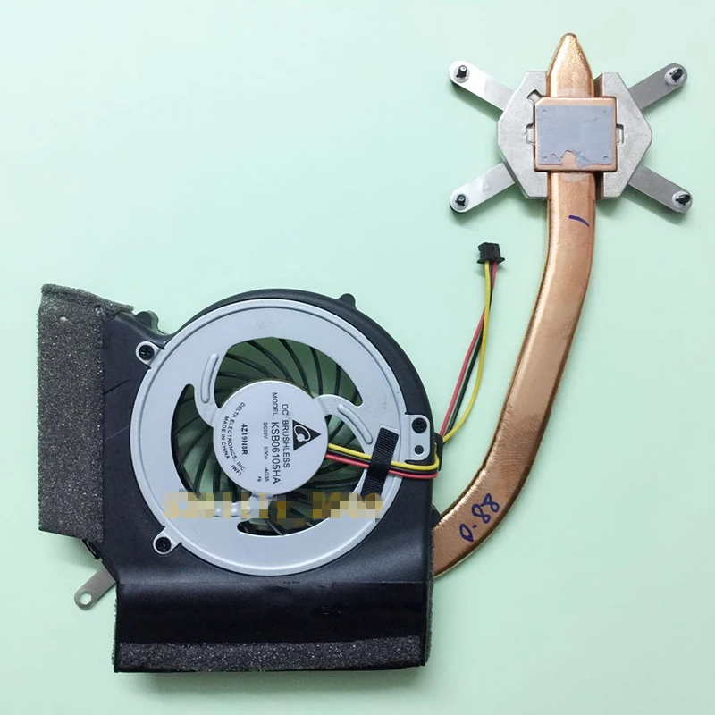 Новый вентилятор ЦП для ноутбука с радиатором Медный трубчатый модуль Lenovo ASM