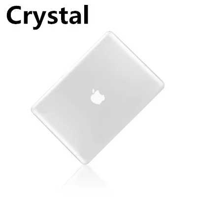 Crystal Transparent EQHTX-кожаный чехол-конверт для Macbook Air 13 Pro retina 11 12 13 15-чехол для ноутбука Macbook 13,3 дюймов - Цвет: Crystal Transparent