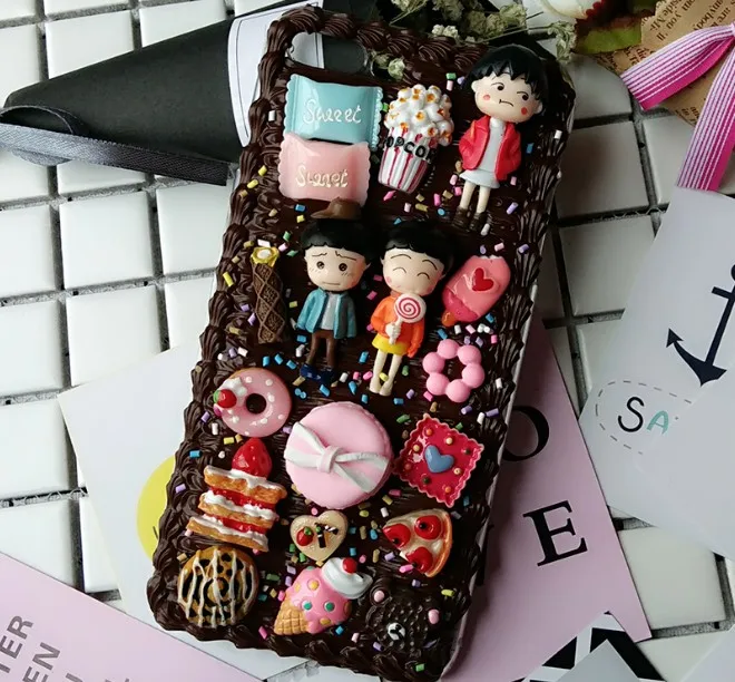 Чехол для iphone X 8 7 6 6s plus чехол сделай сам 3D милый телефона с изображением сакуры