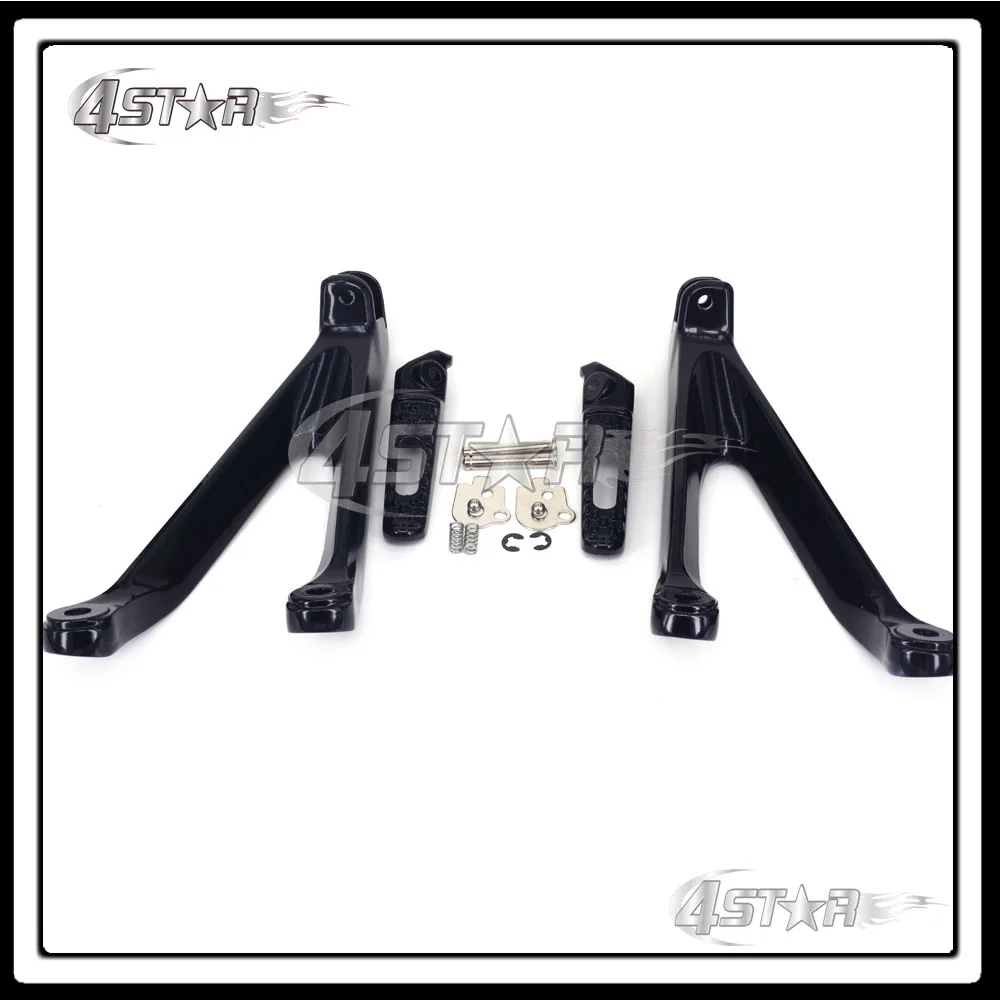 Alloy Motorcycle Rear Passenger Footrest Foot Peg Rest Pedals Set &amp Tripod Bracket Mount For CBR 1000 RR CBR1000RR 08 09 10 11 |