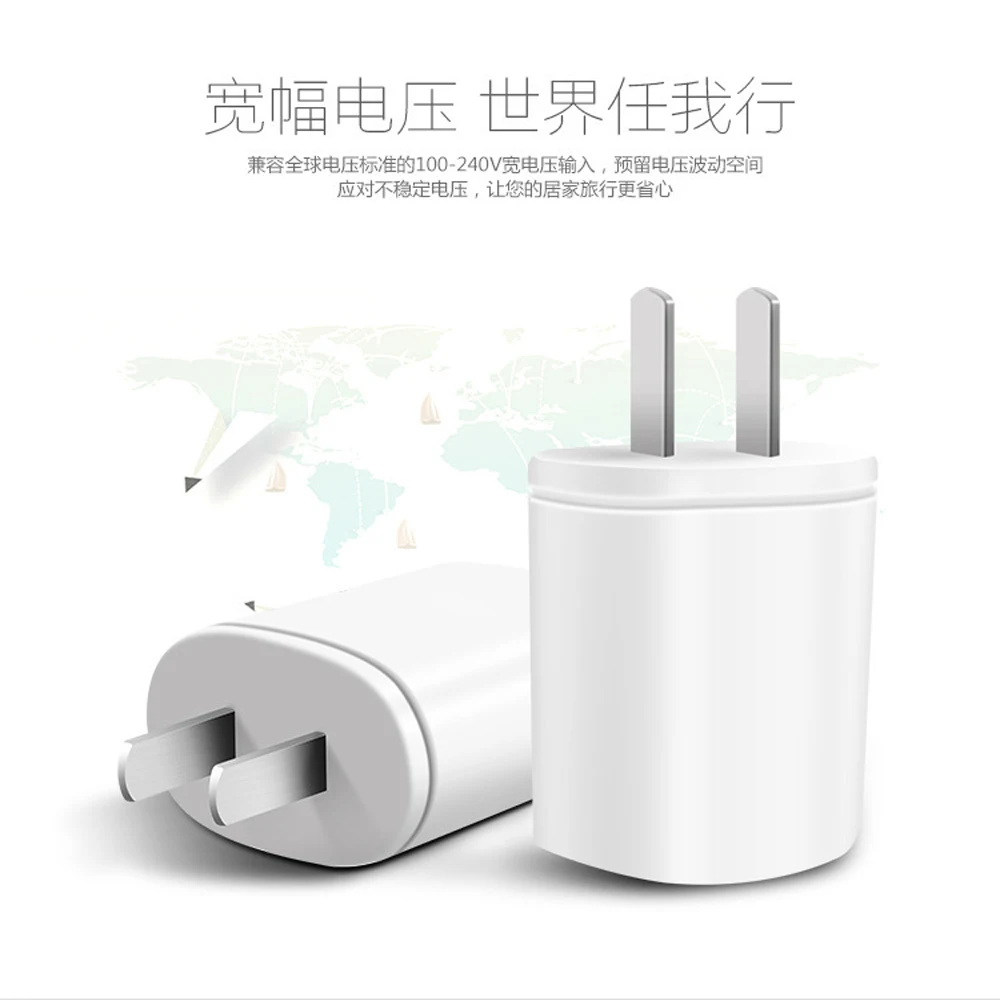 100 шт. зарядное устройство для мобильного телефона USB быстрая зарядка дорожный настенный адаптер