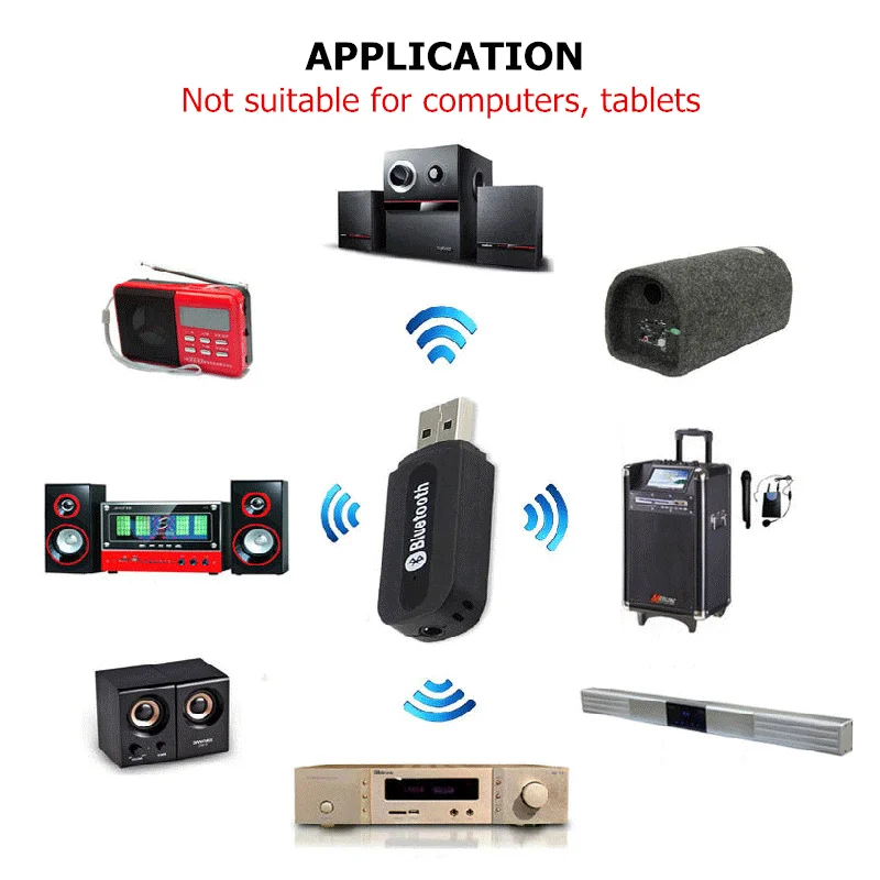 Bluetooth приемник A2DP Dongle стерео музыкальный аудио беспроводной USB адаптер для