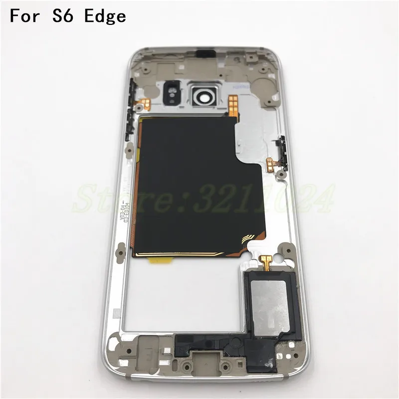 Новая Оригинальная средняя пластина рамка для Samsung Galaxy S6 G920F полный корпус