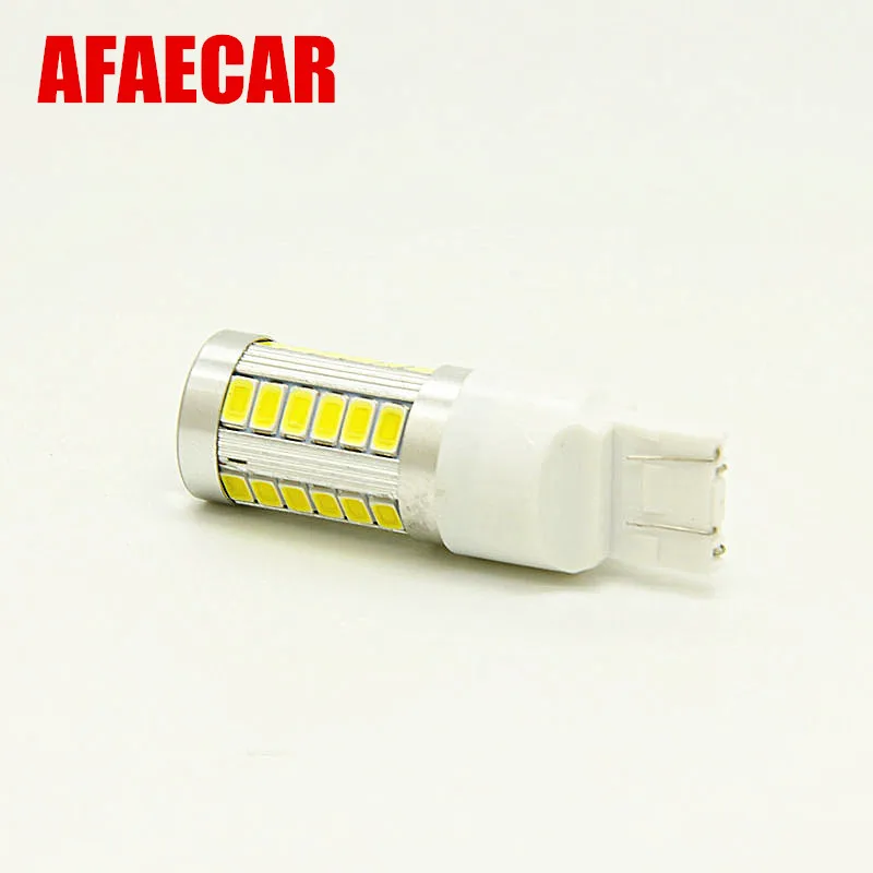 2шт T20 W21/5W 7443 W21W 5630 33SMD светодиодный автомобильный тормозной светильник белая