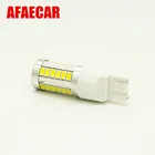 2шт T20 W215W 7443 W21W 5630 33SMD светодиодный автомобильный тормозной светильник белая лампа