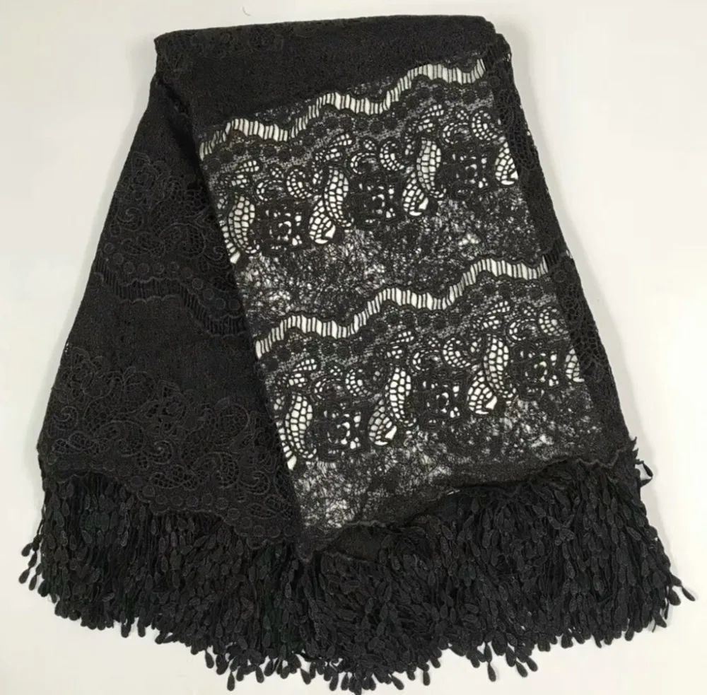 

Cassiel New Arrival 100% Cotton Lace High quality nigerian wedding african lace fabric/ guipure cord lace fabric