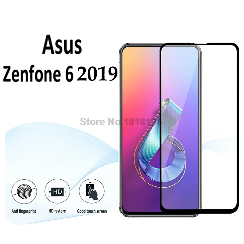 

1 шт. 2 шт. закаленное стекло с полным покрытием для Asus ZenFone 6 2019 защита для экрана 9H на телефоне Защитное стекло для Asus ZS630KL стекло