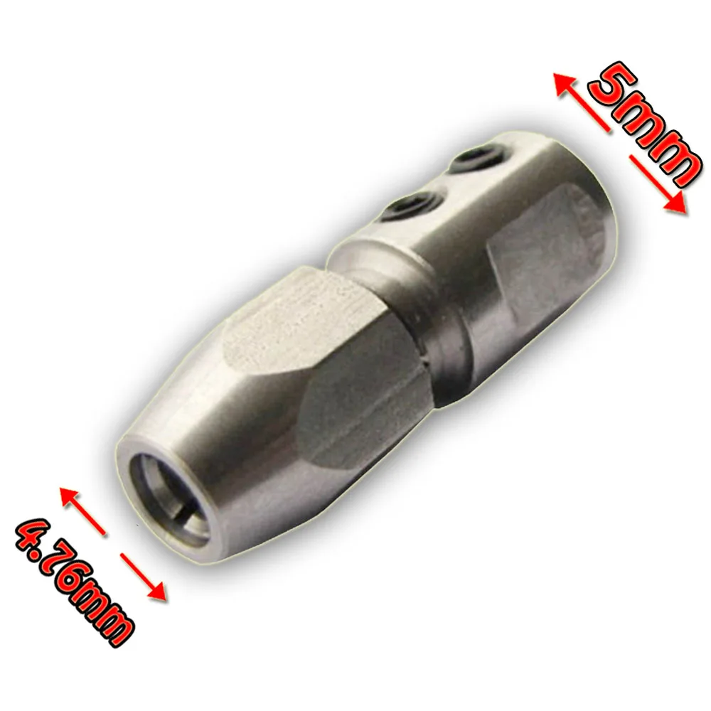 Гибкий цанговый соединитель для вала двигателя 5 мм и гибкого кабеля 4 76 (3/16 &quot) Rc