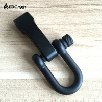 10 pcs scrub u shape alloy adjustable anchor shackle emergency rope survival paracord bracelet buckle for outdoor camping