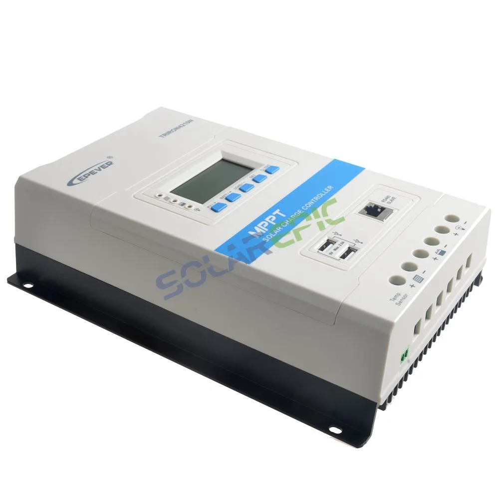 40A Epever Triron модульный MPPT Солнечный контроллер заряда 12В/24В TRIRON4210N солнечный