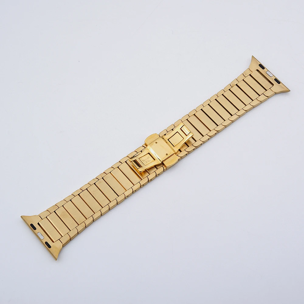 Ремешок из нержавеющей стали для apple watch band 44 мм/40 мм apple watch 4 3 5 band iwatch 42 мм 38 мм роскошный браслет correa