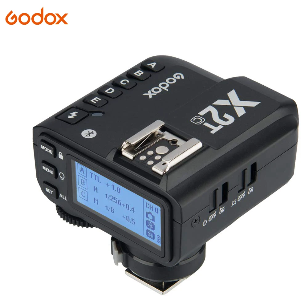 Godox X2T-C X2T-N X2T-S X2T-F X2T-O 2,4G Беспроводной ttl 1/8000s трансмиттер триггер для вспышки HSS Сверло для цифровой зеркальной камеры Canon Nikon sony Fuji Olympus