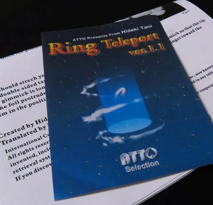 Кольцо Teleport 1 магический трюк крупным планом|trick magic|trick rings |