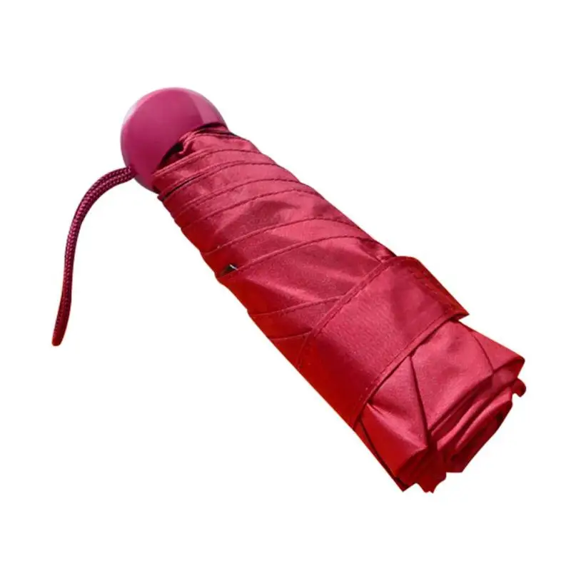 Мини зонт женский Карманный ультралегкий водонепроницаемый|Зонтики| |