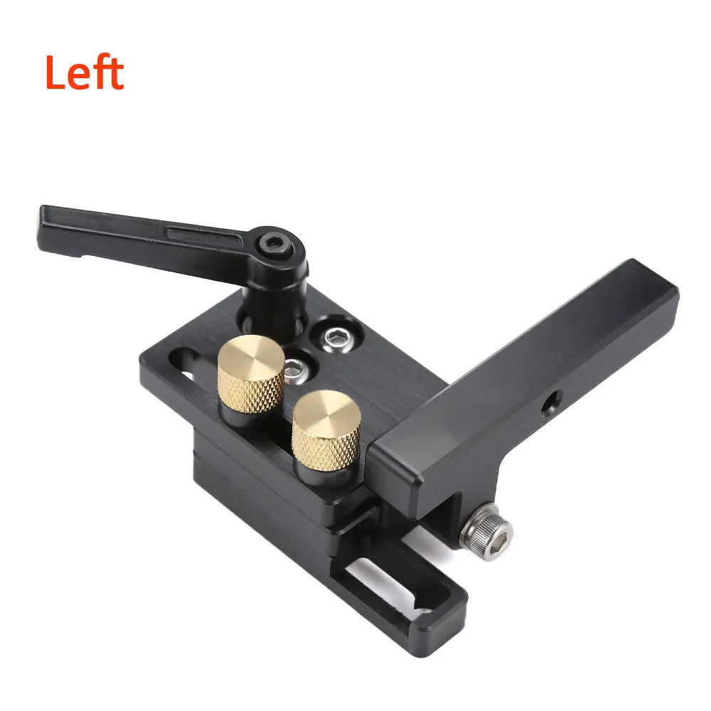 Left Track Stop NE 0,3/0,5/0,6/0,8/1 м T-track T-slot Miter Track Jig T винт приспособление слот для настольной пилы маршрутизатор стол деревообрабатывающий инструмент - Цвет: Left Track Stop