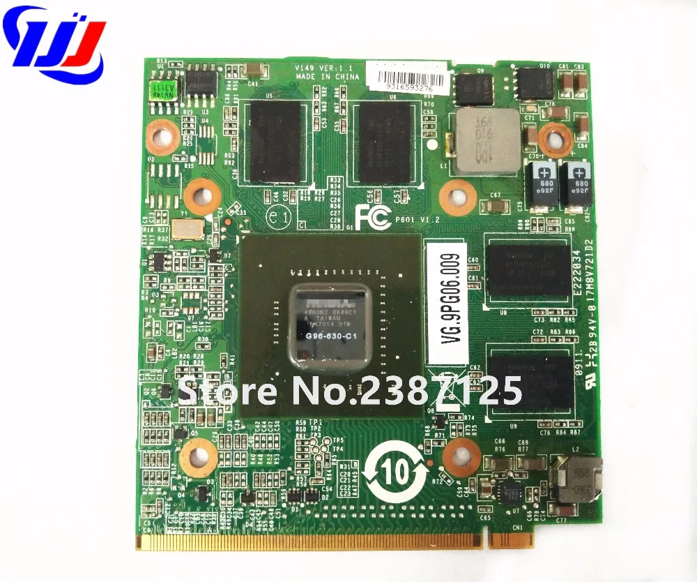 Графическая видеокарта n V i d i a GeForce 9600M GT 1GB DDR2 G96-630-C1 для ноутбука A c e r Aspire 4930G 6920G 6930G 7720G 8730G