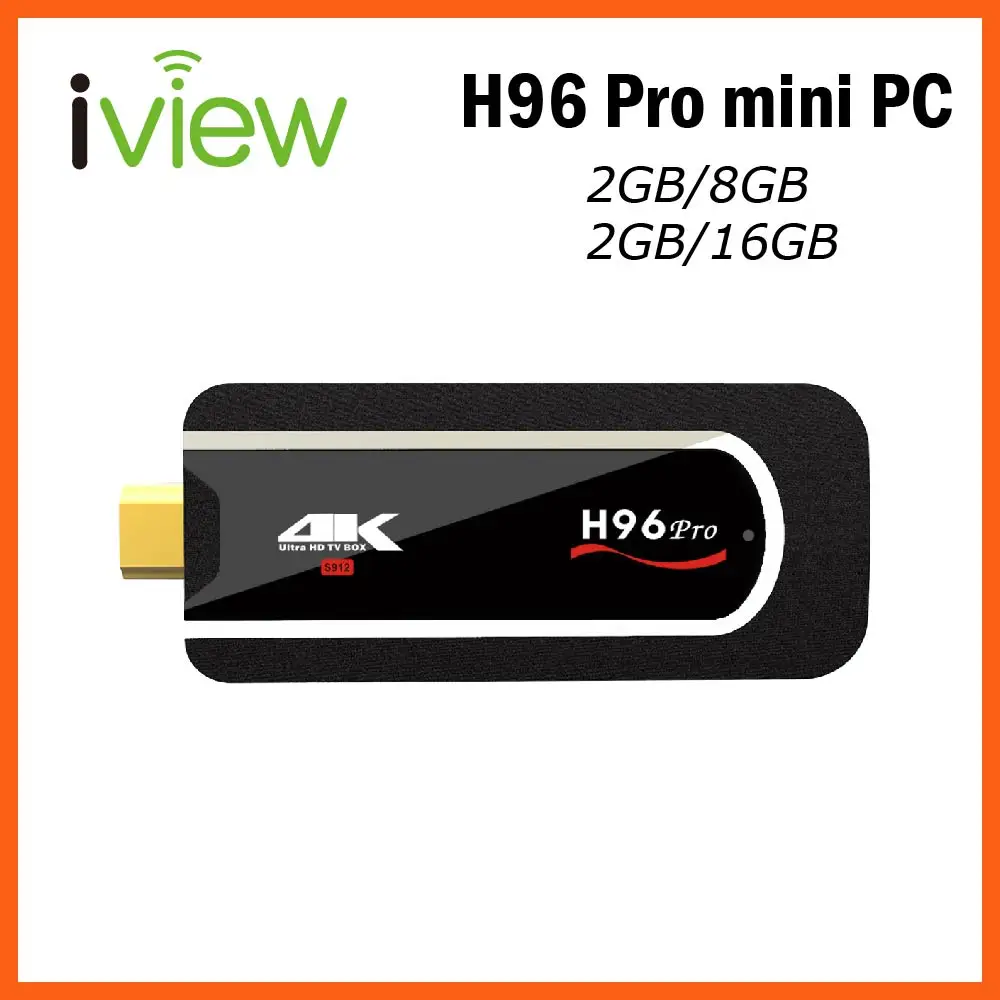 4K Мини Android 7 1 TV Box dongle Amlogic S912 Octa Core 2 Гб ОЗУ 8 ГБ/16 ПЗУ 4G WiFi BT4.0 Stick H96 Pro mini