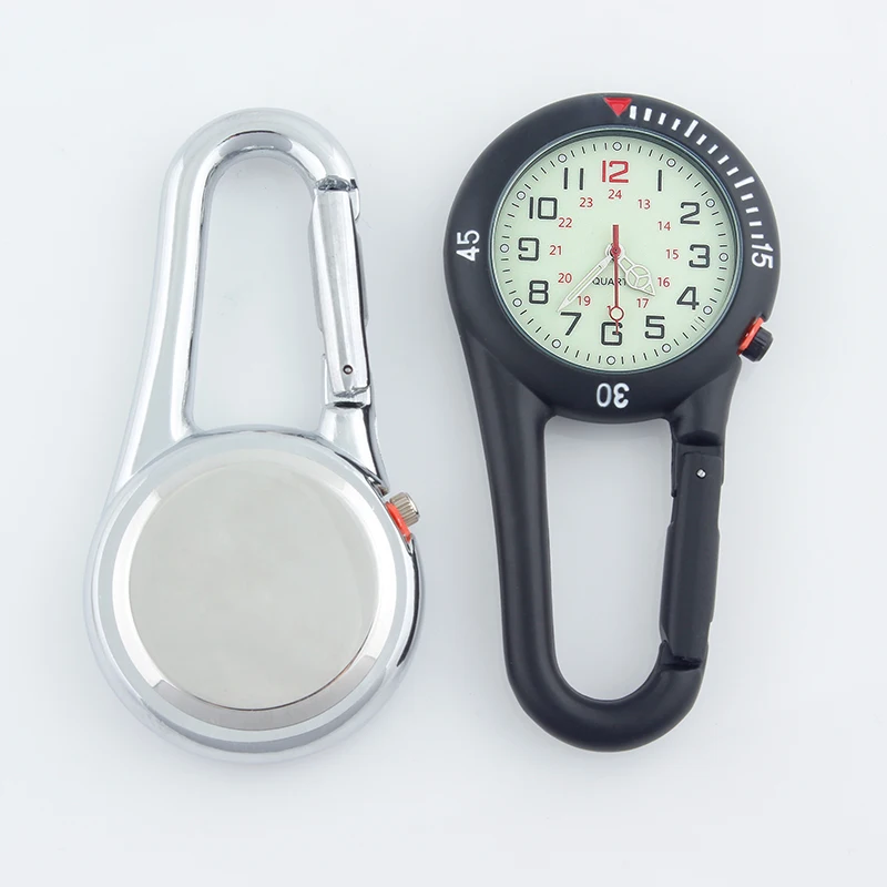 Carabiner Clip Pocket Watch for Nurse Fob Medical Sports Watches Vintage Clock Mountaineering Sports Equipment Dropshipping