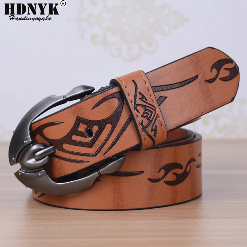 

Hot Designer Cool Design Luxury Belts Men Belts Male Waist Strap Faux Cowskin Men Leather Belt Pin Buckle Ceinture Femme