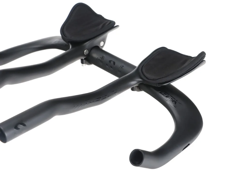 TOSEEK полностью углеродный триатлон пробный руль (матовый черный блестящий