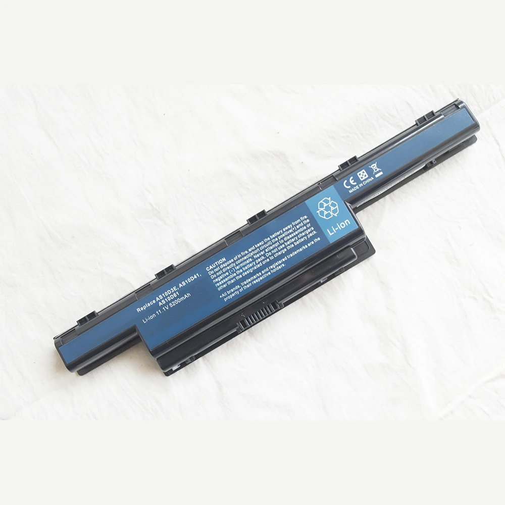 Аккумулятор 5200 мАч для ноутбука Packard Bell Easynote TK36 TXS66HR TS13SB Aspire 4755G 4755ZG 5253G 5551G 5745g 5336G