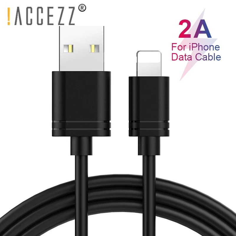 ! ACCEZZ для Apple Lighting USB кабель зарядки iPhone X XR XS MAX 8 7 6 6s 5 5S Plus мобильный телефон Быстрая
