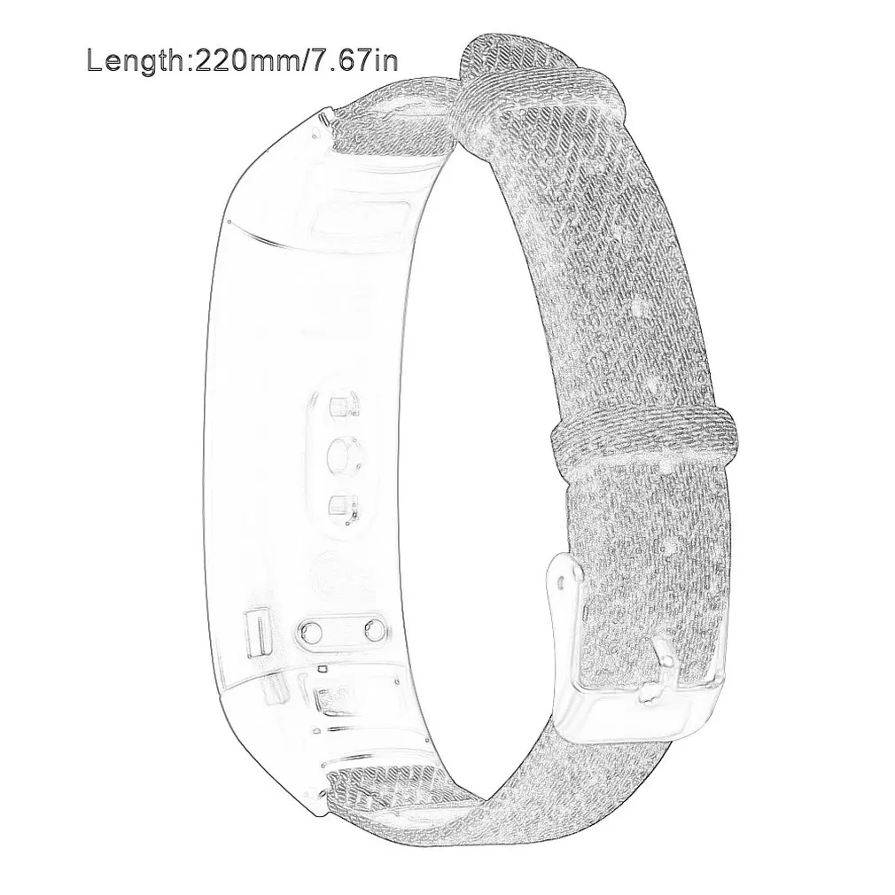 Джинсовый ремешок для часов из натуральной кожи для huawei 3/3 Pro Smart Watch Band