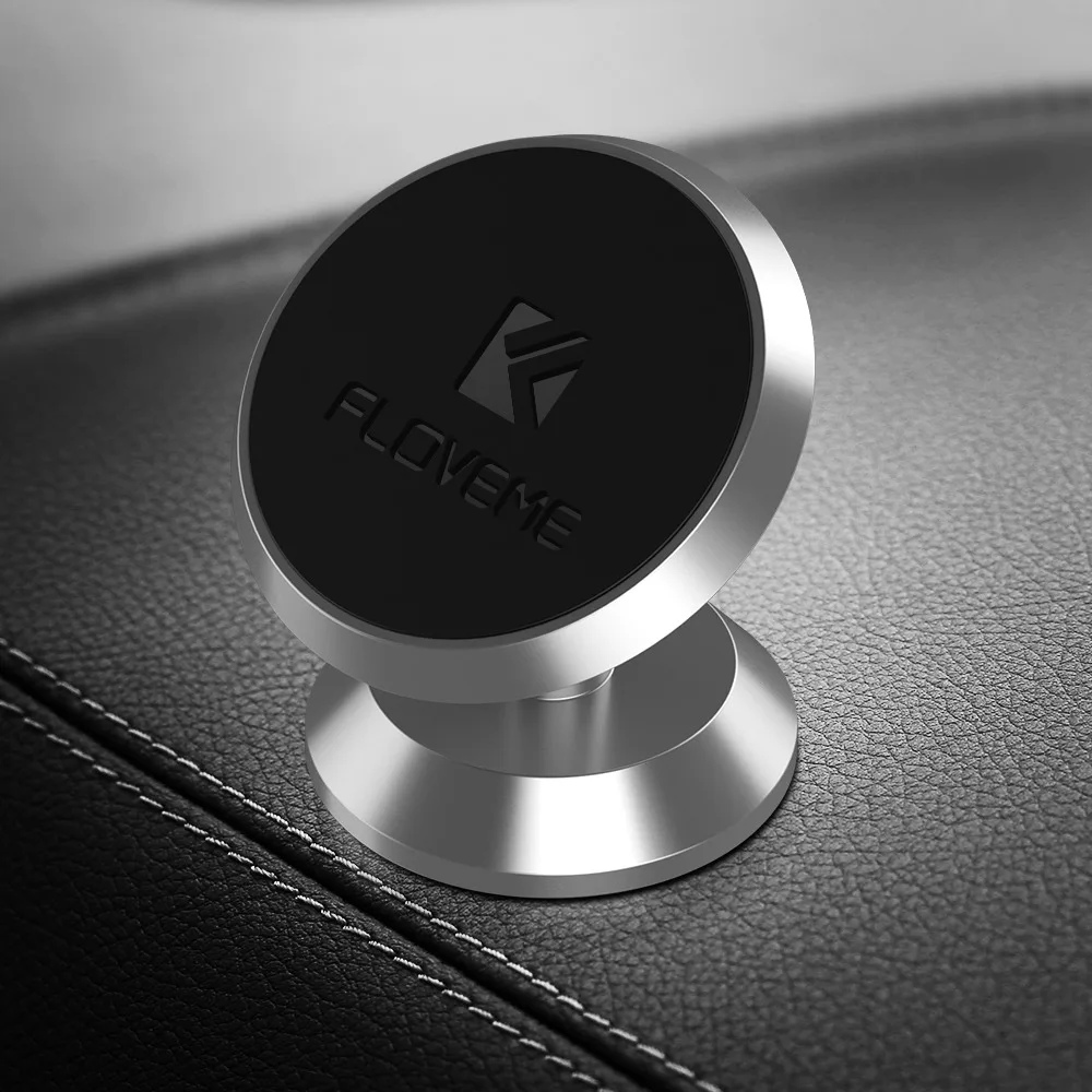 Silver FLOVEME держатель для телефона в машину держатель для телефона подставка для телефона автомобильный держатель телефона магнитный держатель для телефона держатель телефона - Цвет: Silver