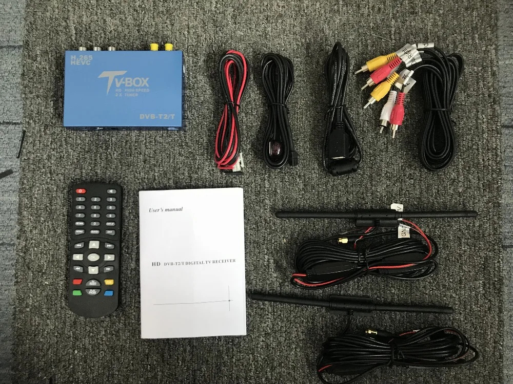 Автомобильный монитор HD DVB T коробка/HD T2/HD T2(H.265)/ISDB T/ТВ box подходит только для