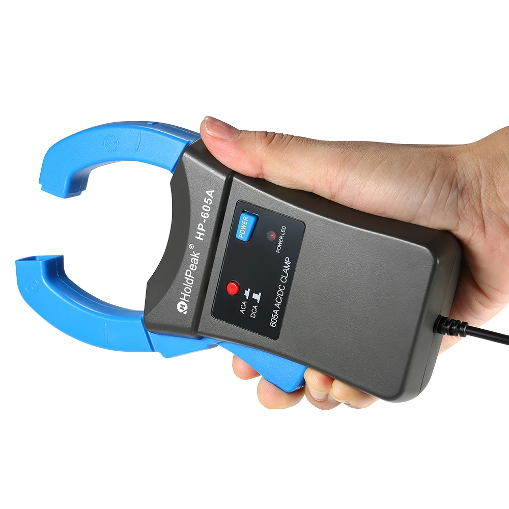 Адаптер с зажимом для тока HoldPeak 600 А постоянный ток/переменный ток измеритель