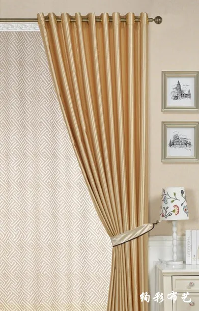 Шторы для спальни из искусственного шелка однотонные занавески цвета