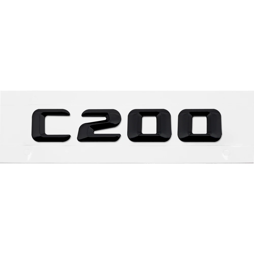 Авто Наклейка на заднюю панель для Mercedes Benz C Class C32 C36 C43 C55 C63 C180L C200L CLA W210 SLS CLK буква