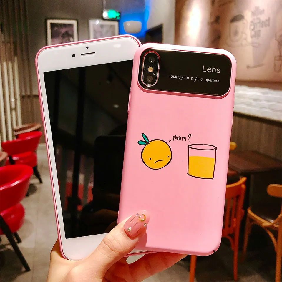 Hard Plastic Cover Cases For iPhone 6 6s 7 8 X Capa High Quality PC Phone Case Coque Plus Back |