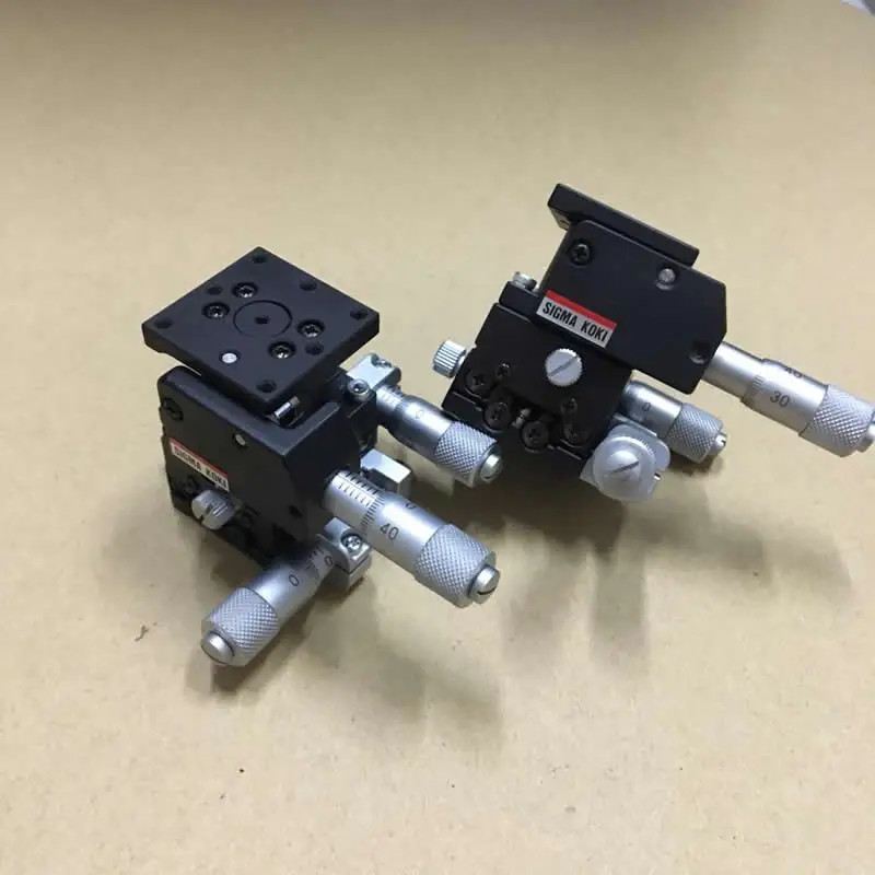 

SIGMA KOKI TSD-253 прецизионная миниатюрная осевая платформа XYZ TSD-255SR TSD-252 ход +-3 мм