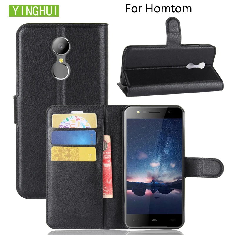 Чехол YINGHUI для Homtom HT7 HT17 HT16 HT27 HT30 HT37, роскошный флип-чехол из искусственной кожи, чехол для телефона, сумки