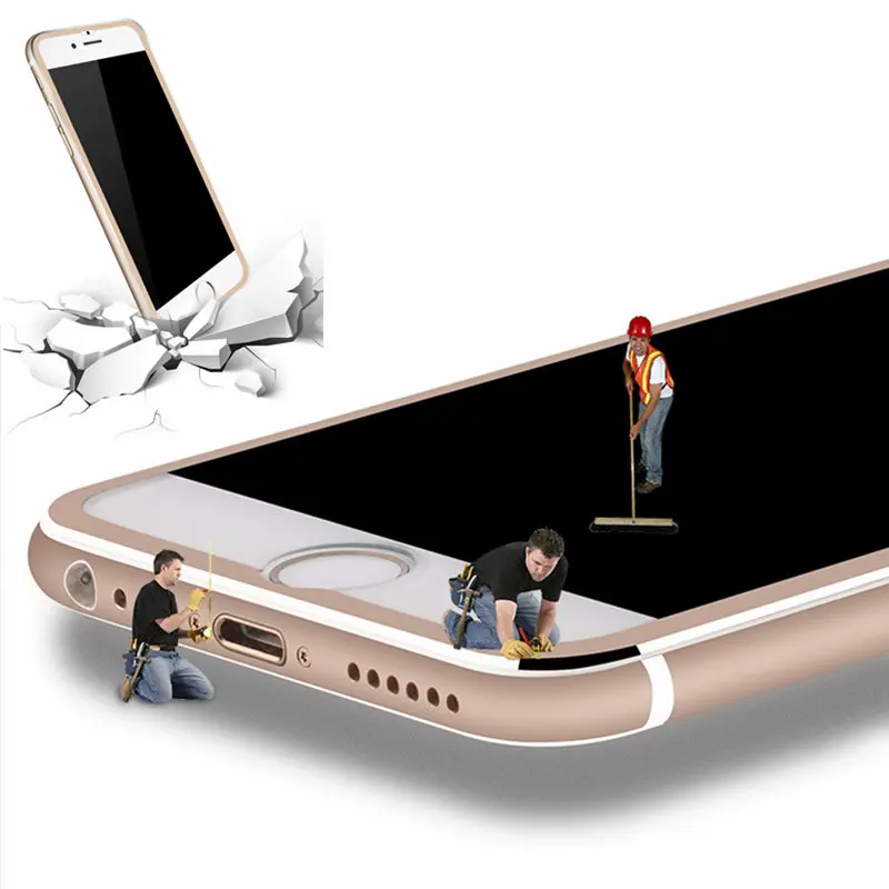 Защитное стекло для iphone 6 6s Plus X XS 3D полное покрытие закаленное 7 8 5 se защитная