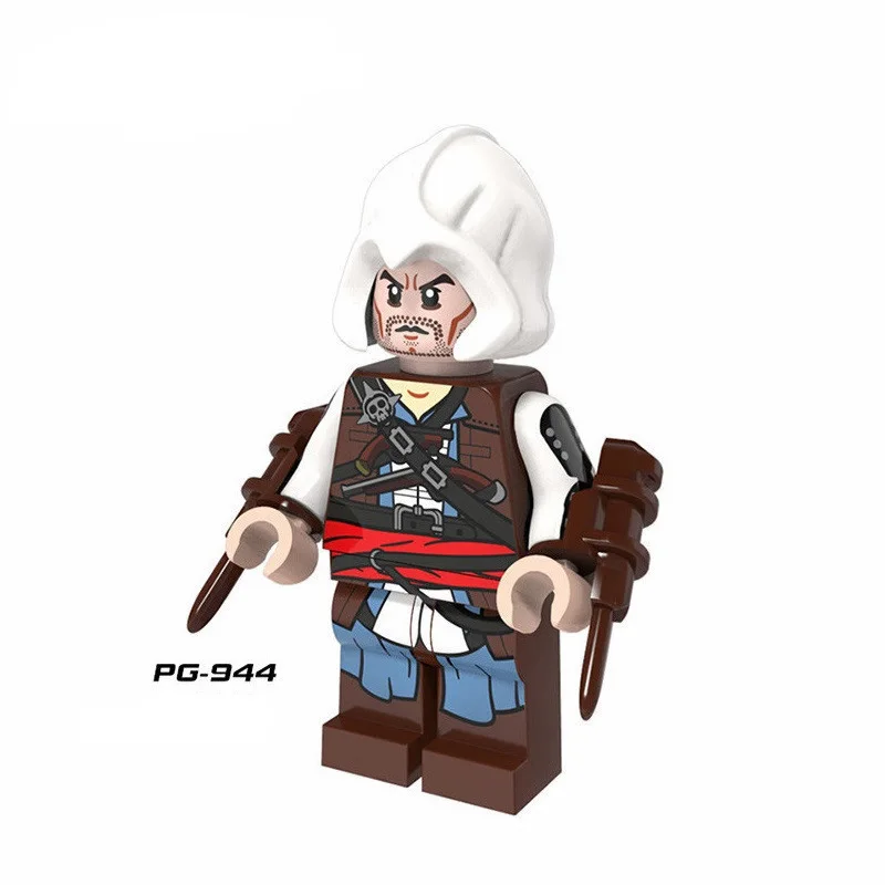 Legoings Pinnacle Assassin's Creed Series 8 Kenwei Флоранс Дорианс может подобрать части|Игровые