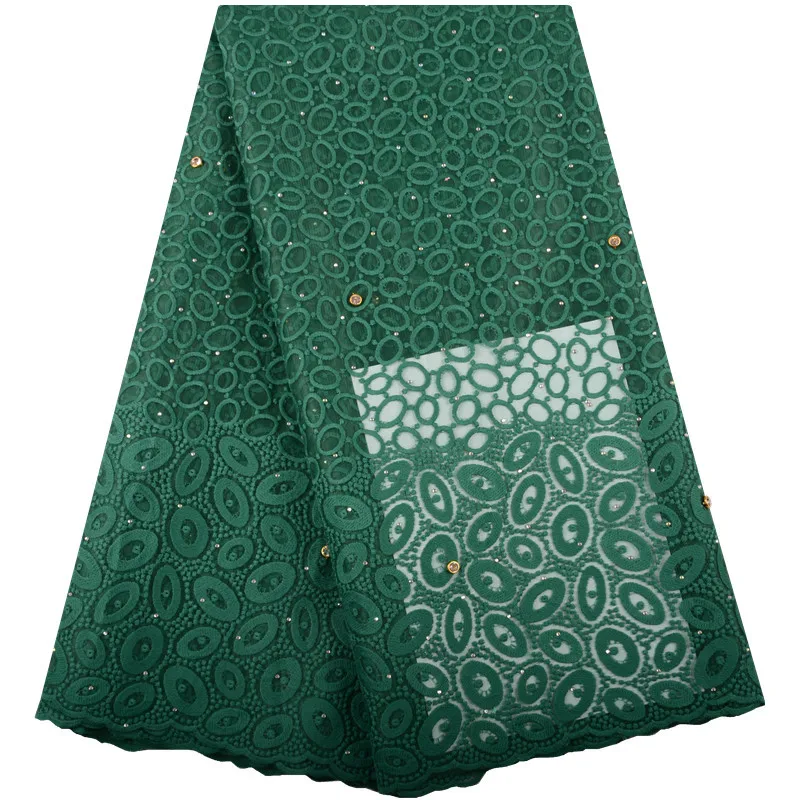 Кружевная ткань из голубого молочного шелка в африканском стиле вечерние