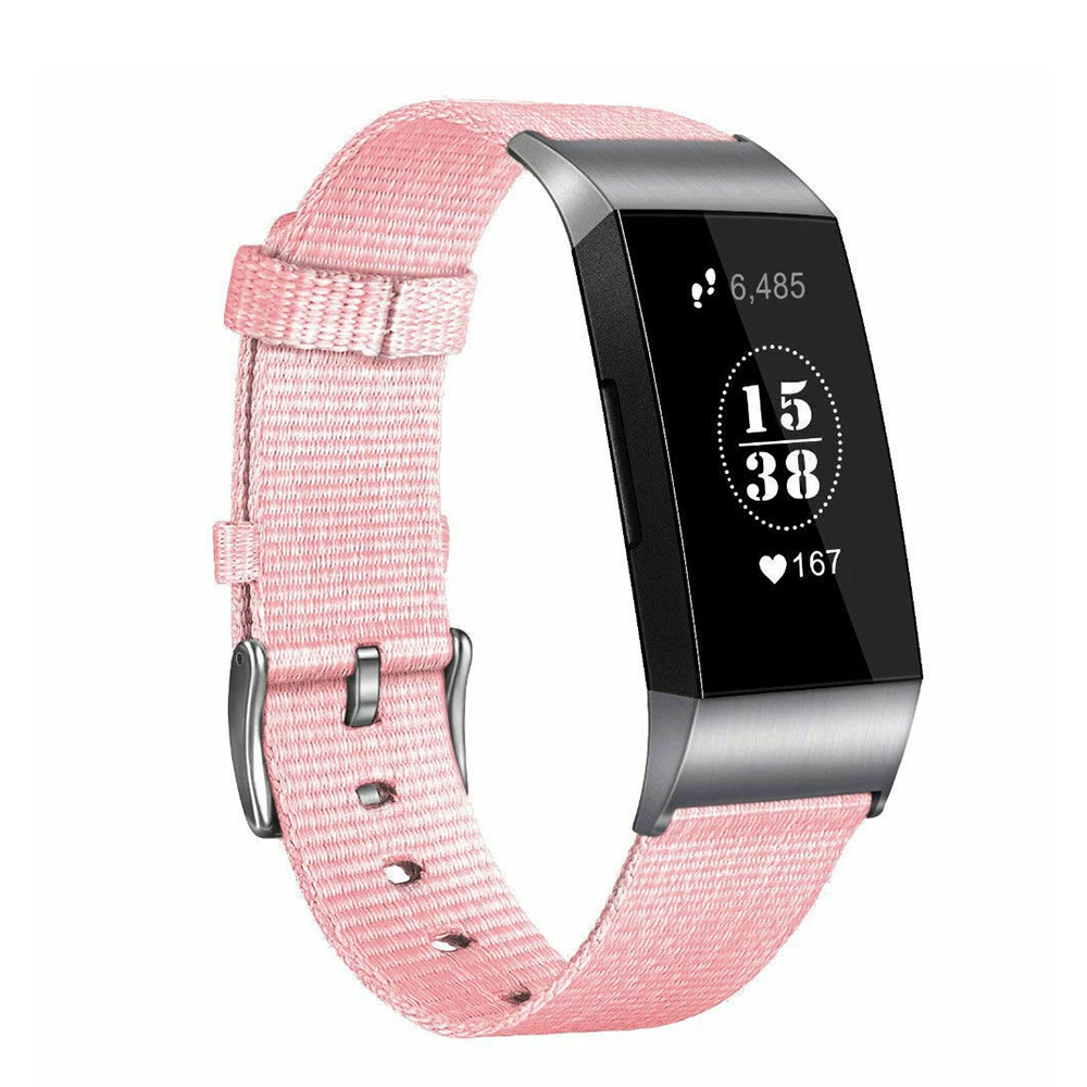 Аксессуары для наручных часов Fitbit Charge 3 Военный нейлоновый ремешок Прочный