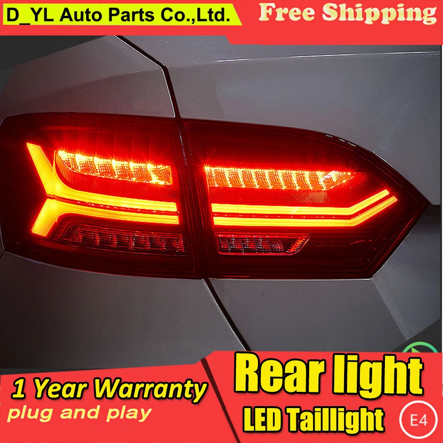 

D_YL Car Styling for VW Jetta Taillights 2012-2017 Jetta LED Tail Lamp Rear Lamp DRL+Brake+Park+Signal led light