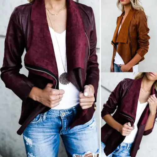 

New Women Winter Wollen Coat Jacket Fashion Lapel Trench Parka Outwear Cardigan