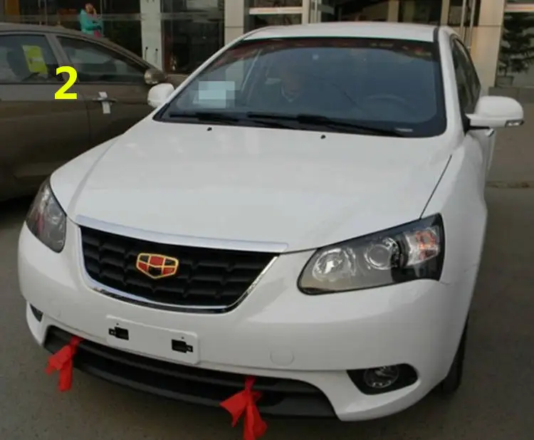 Для Geely Emgrand7-RV EC7-RV EC715-RV EC718-RV EC-HB, автомобильная серебрянная фон головной светильник с прозрачной крышкой