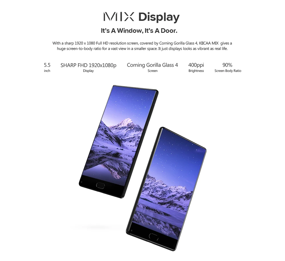 LEAGOO KIICAA MIX смартфон 5," дюймов Android 7,0 MTK6750T Восьмиядерный мобильный телефон 3 ГБ ОЗУ 32 Гб ПЗУ передний сотовый телефон с отпечатком пальца