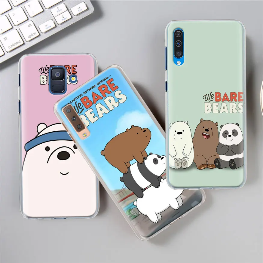 Прекрасный мультфильм мы вся правда о медведях чехол для samsung Galaxy A30 A40 A50 A70 A6 A8 плюс A7 A9 M30 Футляр для телефона