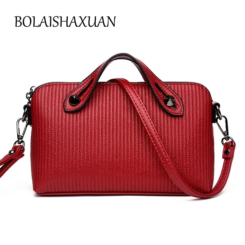 Полосатый Для женщин кожа Сумки Роскошные дизайнер Заклёпки сумка известный